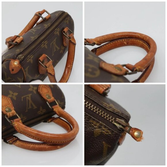 LOUIS VUITTON Monogram Mini Speedy Hand Bag M41534 LV Auth bs29086 - Picture 16 of 16